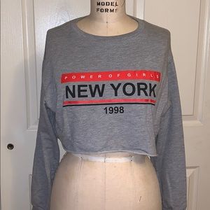 Cropped Feminist Long sleeve shirt